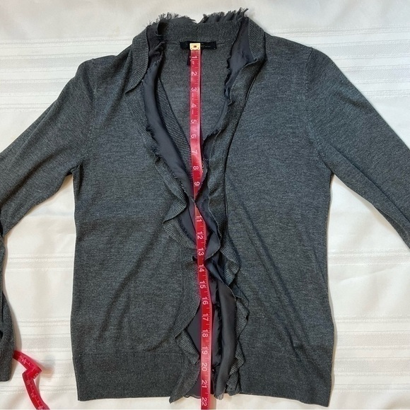 $5 ADD ON with $15+ Bundle‎ Kenneth Cole New York V Neck Zip Cardigan Sz M  EUC - Picture 10 of 10